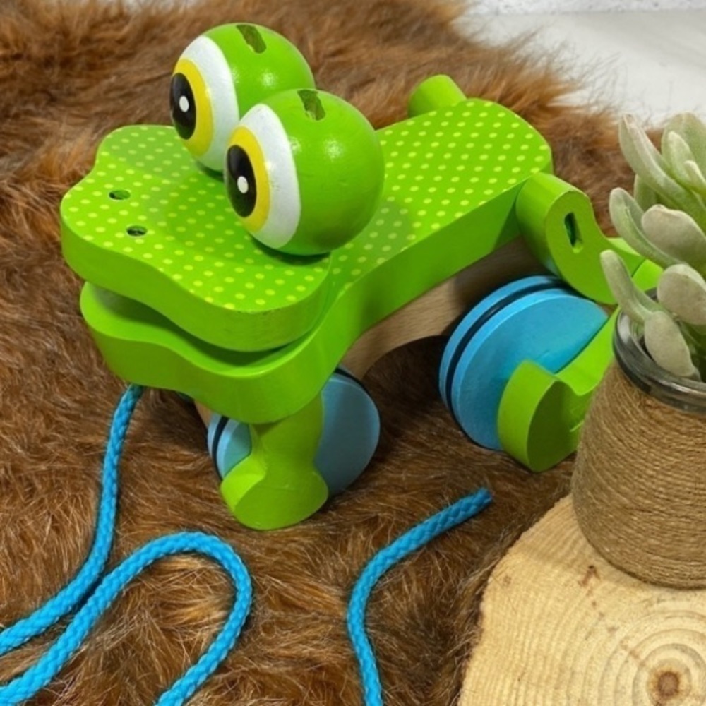 Melissa and Doug frog pull toy​​​​​​​​​​​​​
